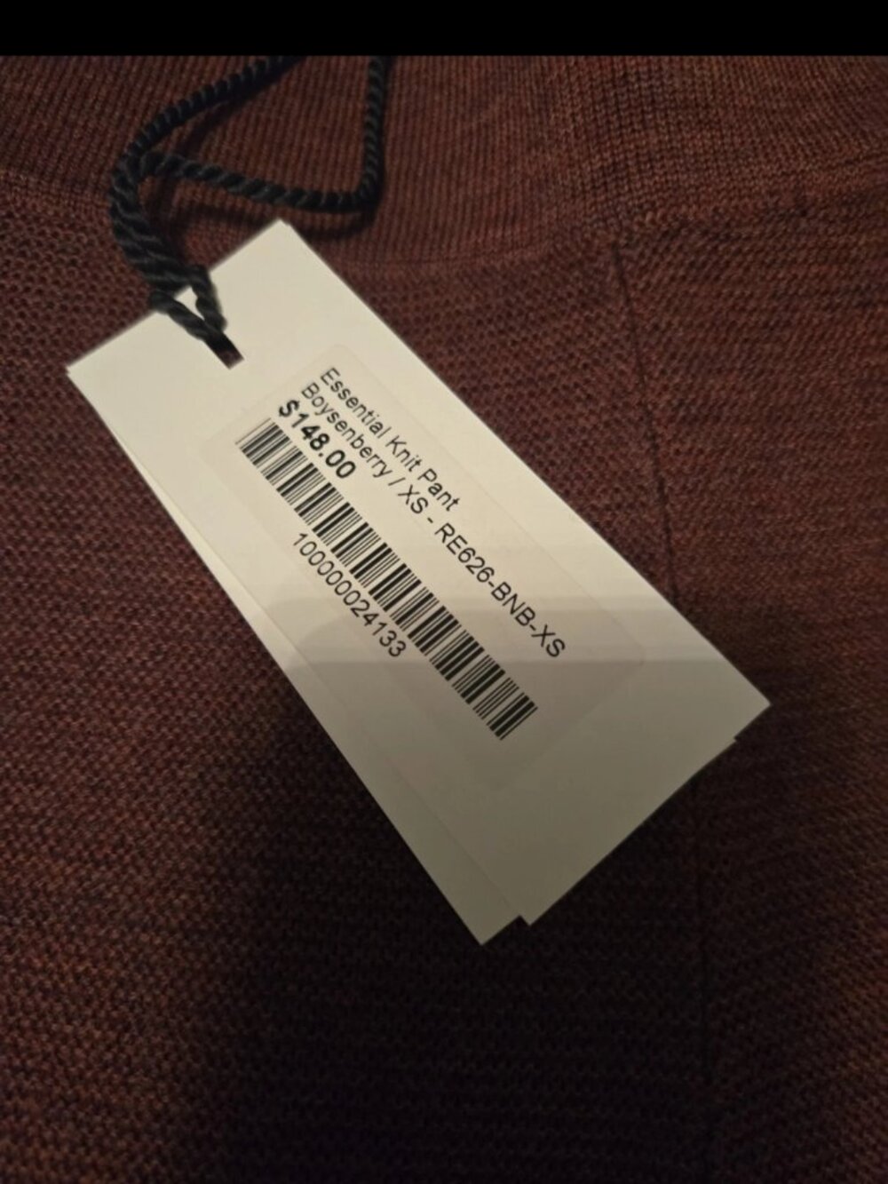 The Reset R Label Essential Knit Pant size XS NWT
